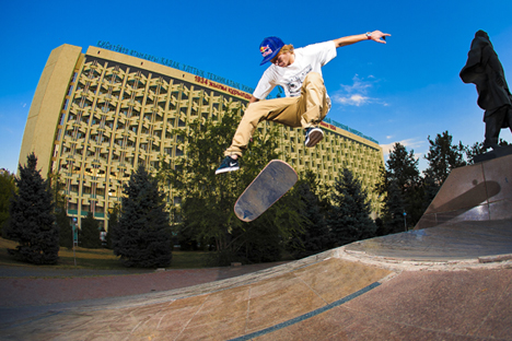 Major Russian skateboarder Maxim Kruglov. Source: Maxim Shatrov\Red Bull Content